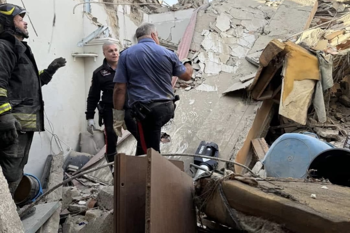 Crollo palazzina Saviano Tragedia a Saviano