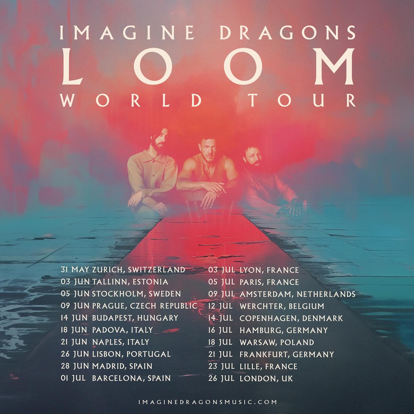 Imagine Dragons a Napoli annunciato il concerto al Maradona