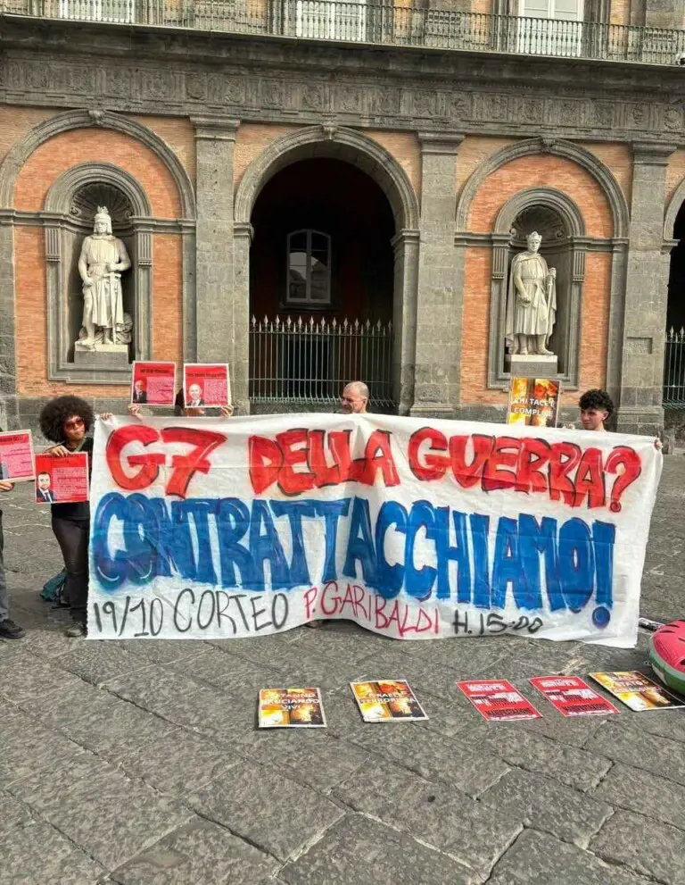 Manifestazione contro il g7