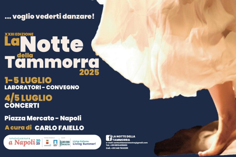 Notte della Tammorra dal 1 al 5 luglio: ospiti Serena Rossi e Peppe Barra notte della tammorra