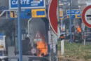 napoli tangenziale fiamme