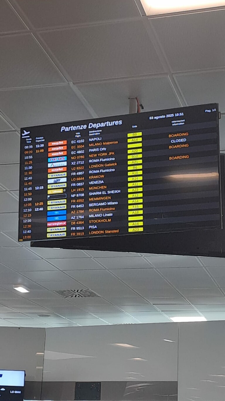 Volo Easyjet cancellato, disagi per gli arrivi a Napoli