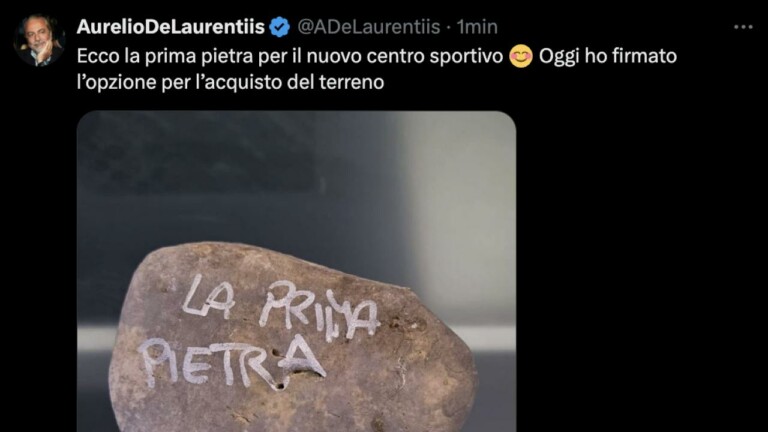 Nuovo centro sportivo Napoli: posata la prima pietra nuovo centro Sportivo Napoli
