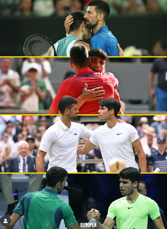 Alcaraz Djokovic us open