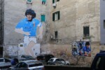 Sequestro murale Maradona Napoli