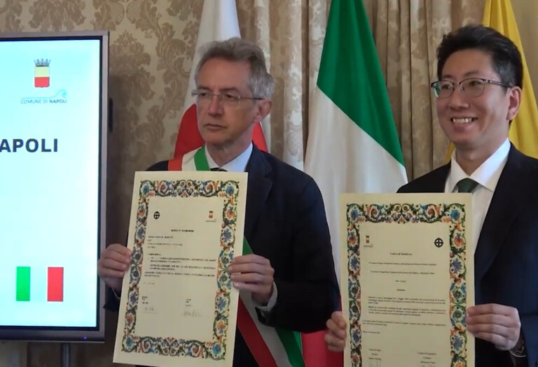 Napoli e Kagoshima rinnovano gemellaggio