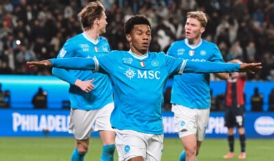 Napoli-Bologna pagelle Supercoppa italiana Neres