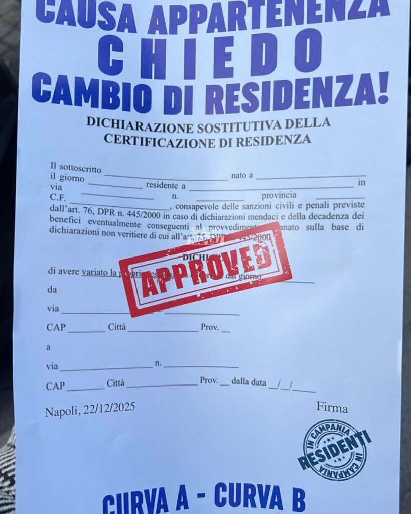 Protesta ultras Napoli