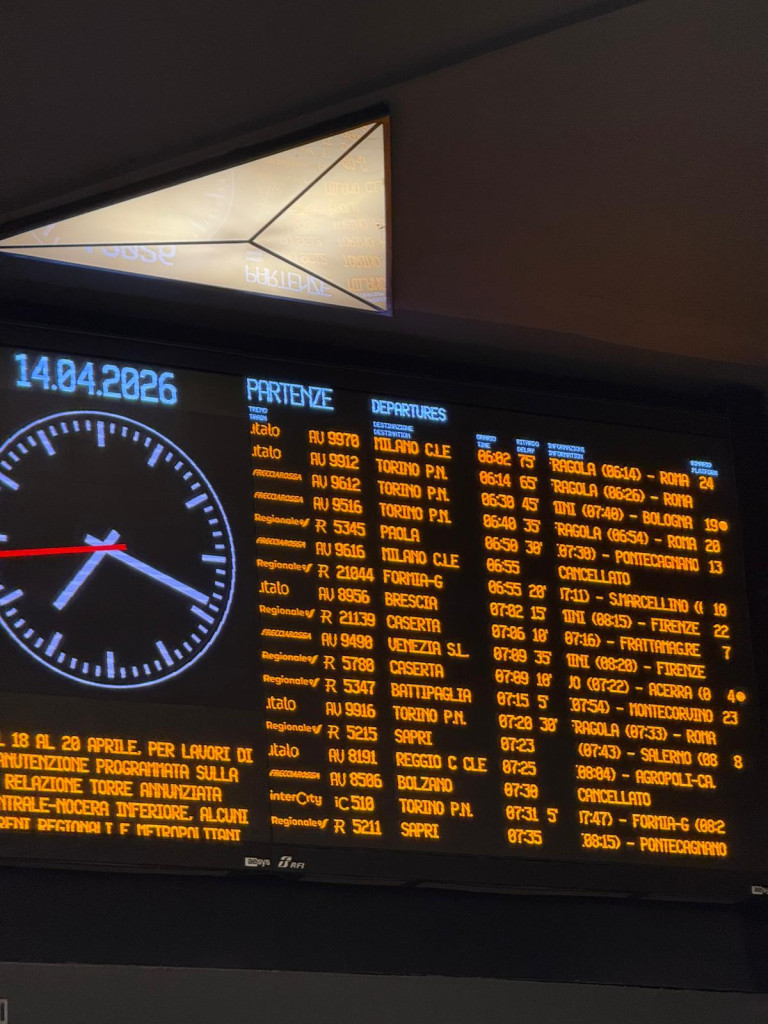 ritardi treni oggi