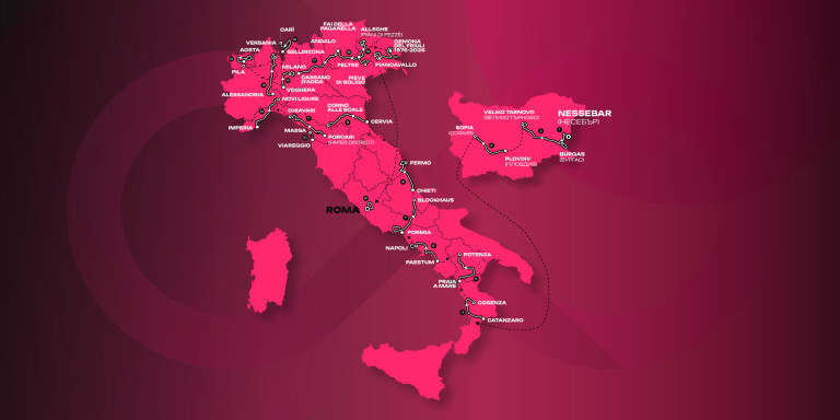 Giro d'Italia 2026 tappe