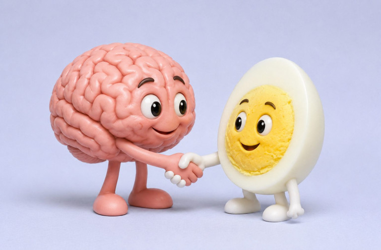 Uovo sodo protegge il cervello