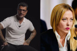 Fabirizio Corona e Giorgia Meloni