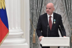 Gianni Infantino fa una battuta sulla mancata qualificazione dell'Italia ai Mondiali