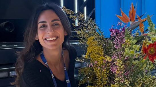 Giorgia Cardinaletti sul palco di Sanremo 2026