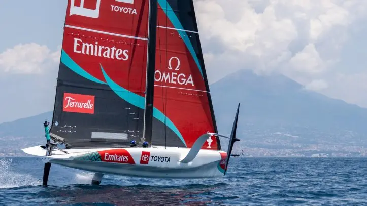 Louis Vuitton 38th America's Cup - AC40 Training in Naples Bay