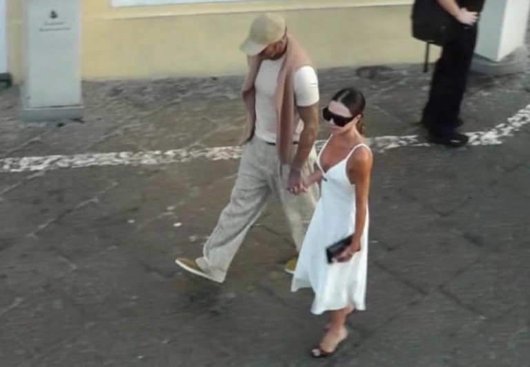 David e Victoria Beckham a Capri