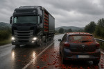 tir contromano Pomigliano pomodori