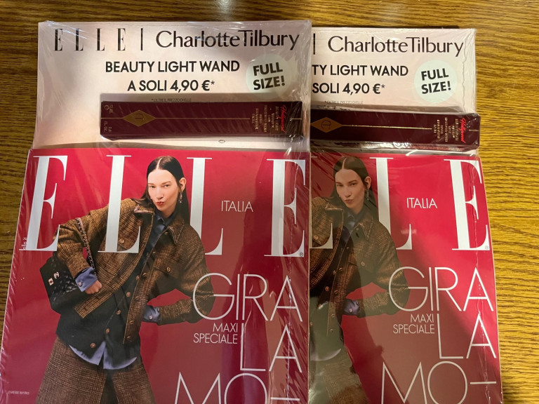rivista elle blush charlotte tilbury