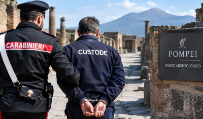 arrestato custode pompei