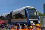 Linea 6 nuovi treni, primo convoglio Hitachi arrivato a Napoli